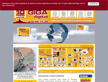 Tablet Screenshot of gigadigital.es